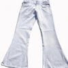 'Big City Flares' - White Seventies Denim Flares