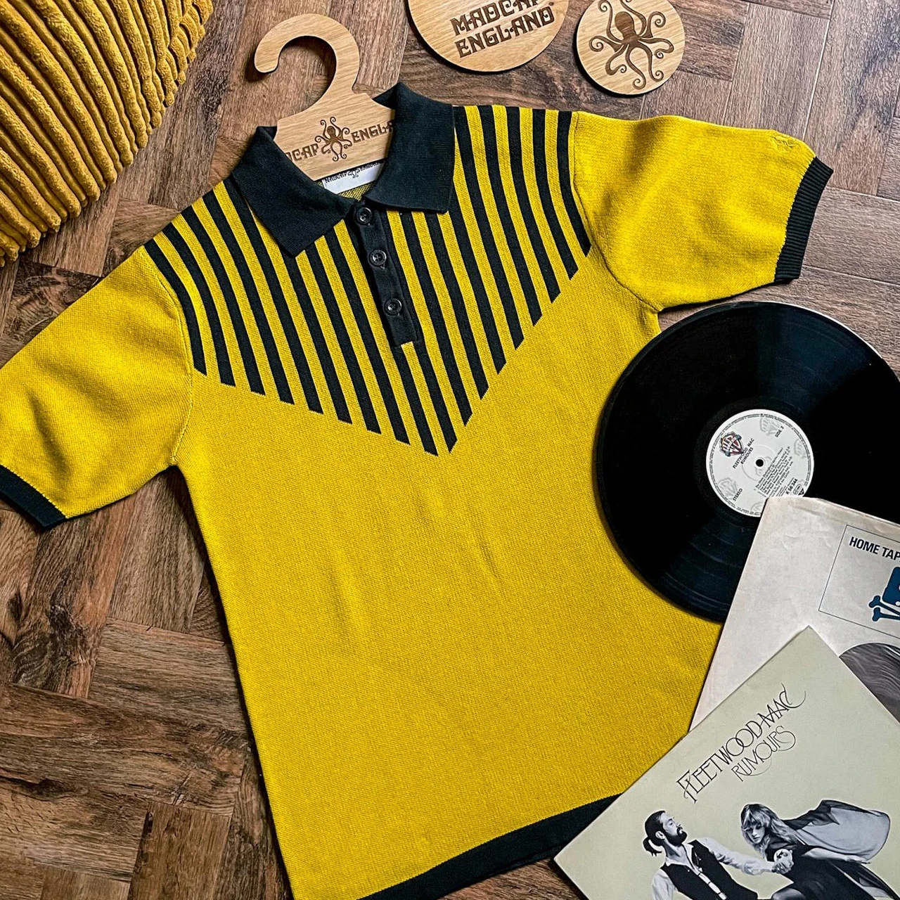 Firebird Mod Waffle Stripe Polo - Image 5