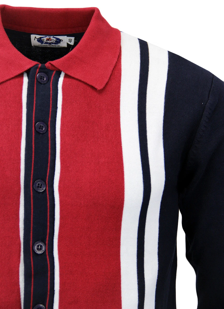 Donovan Retro Mod Polo Cardigan (N) - Image 4