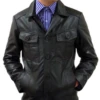 West 1 Gibson Retro Leather Jacket By MADCAP (Br)