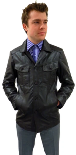 West 1 Gibson Retro Leather Jacket By MADCAP (Br)