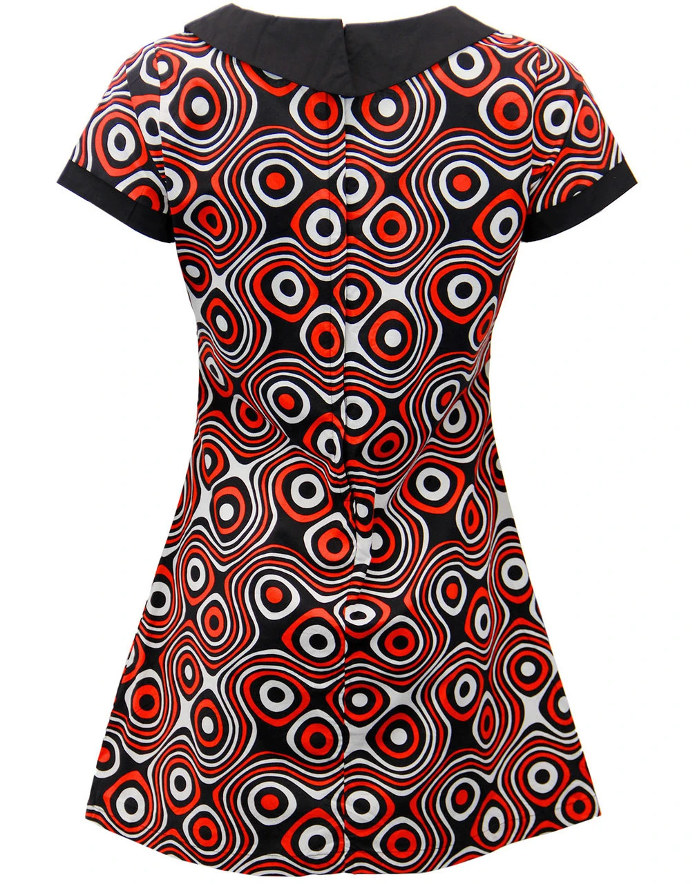 Dollierocker Op Art 1960s Mod Dress By Madcap England - Image 9
