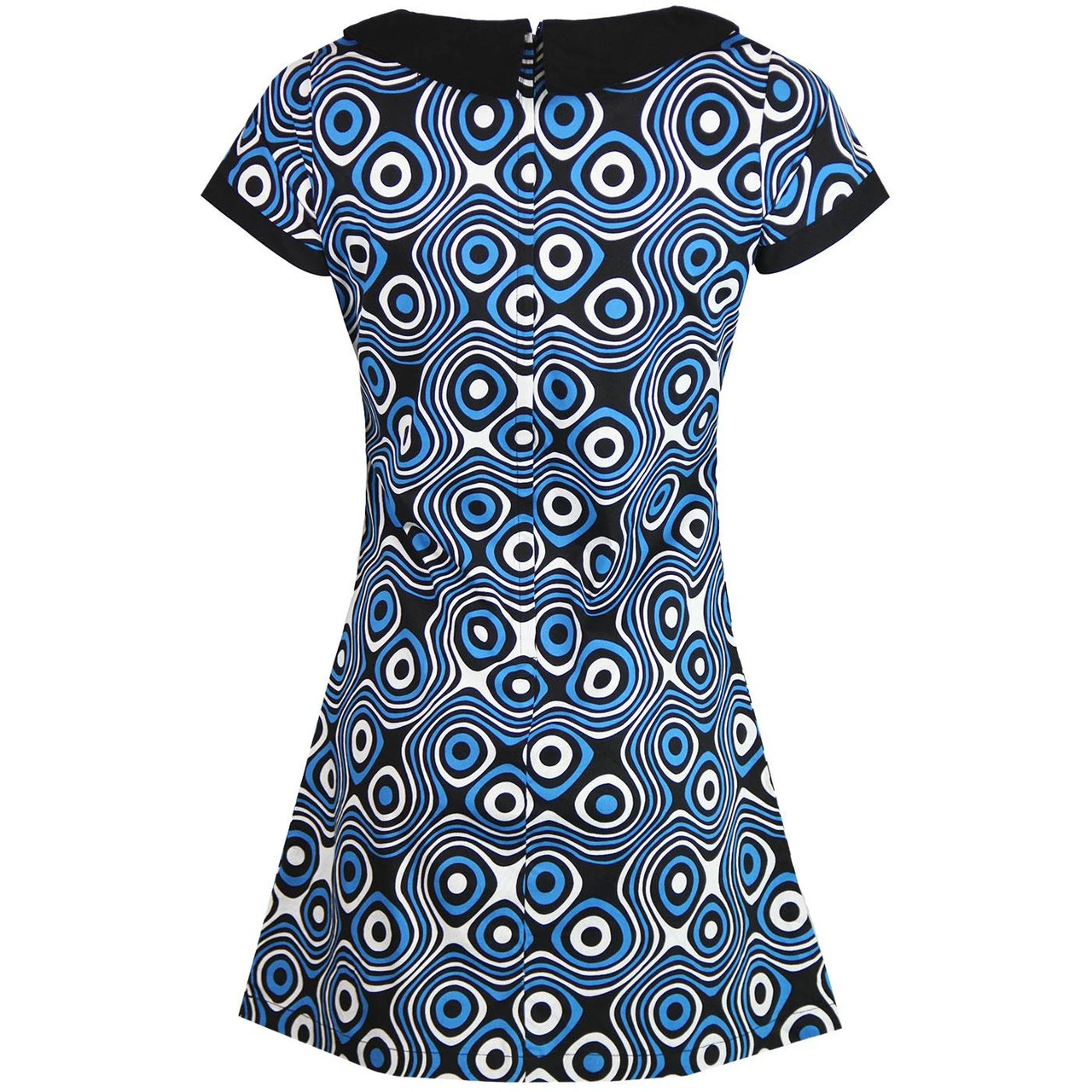 Dollierocker Op Art 1960s Mod Dress By Madcap England
