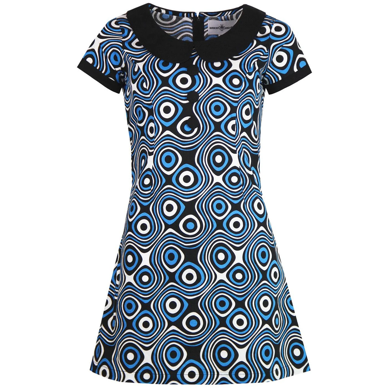 Dollierocker Op Art 1960s Mod Dress By Madcap England - Image 3