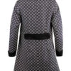Hepburn 60s Mod Op Art A-Line Coat