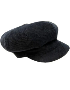 Bobbie Retro 60s Cord Bakerboy Cap
