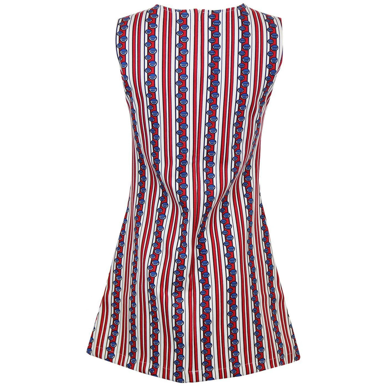 Isetta 60s Mod Bubble Stripe Dress - Image 5