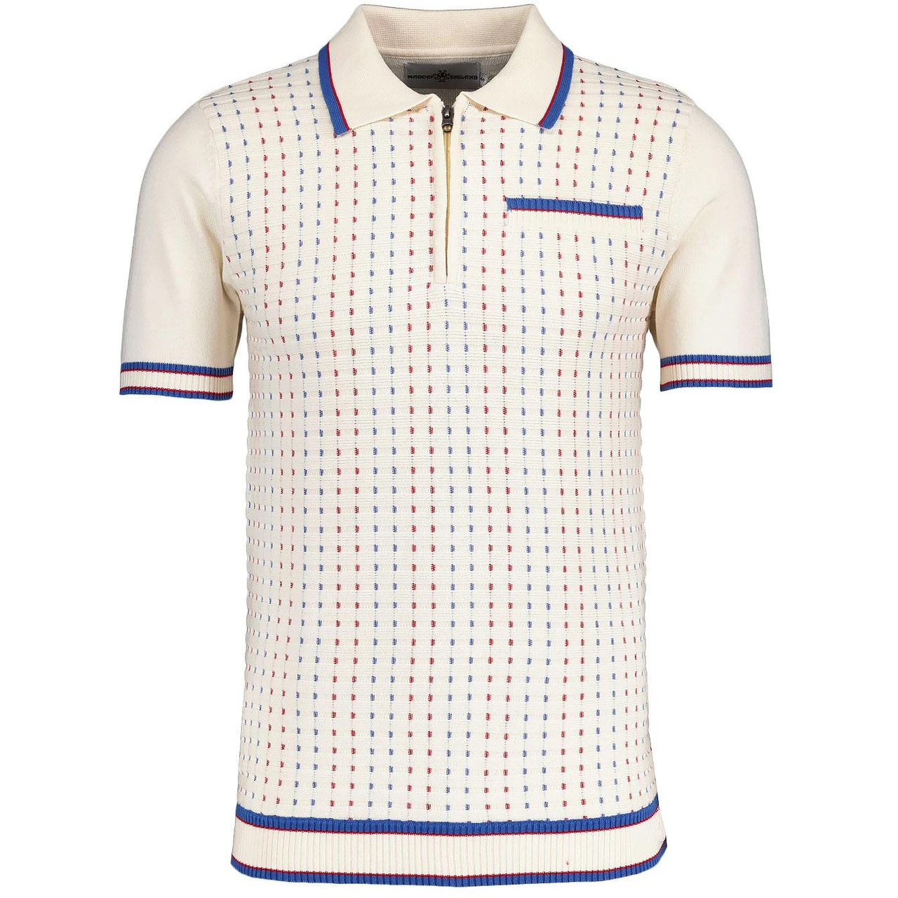 Miles Mod Jacquard Knit Polo SW - Image 2