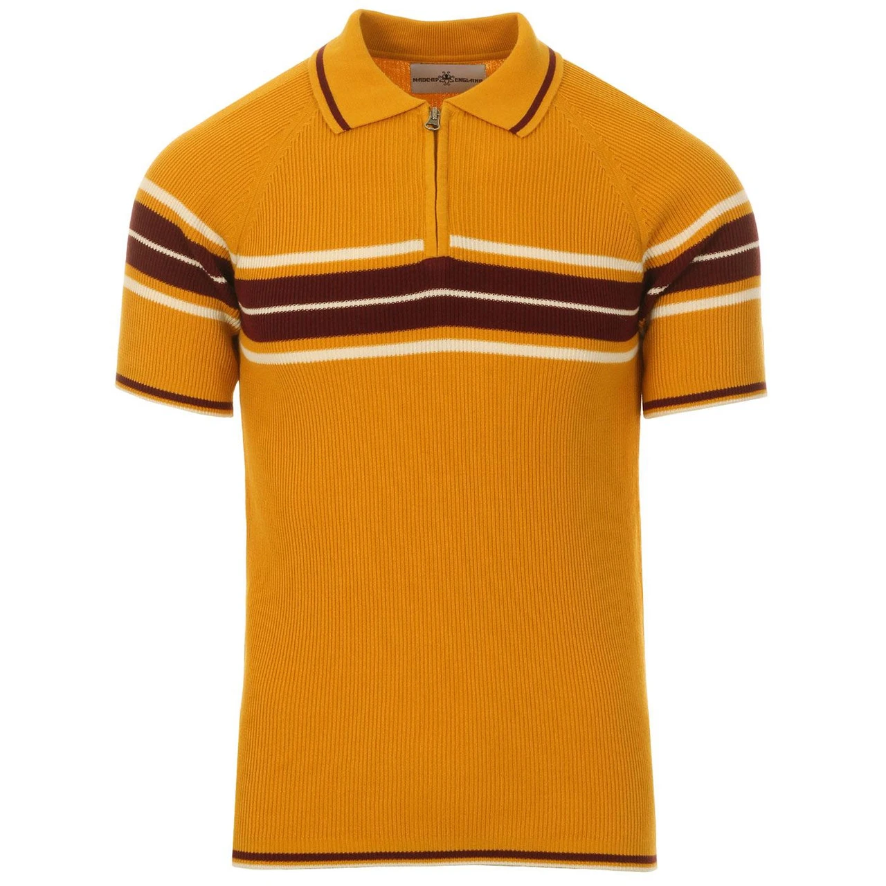 Fireball Mod Rib Zip Neck Polo (GG) - Image 6