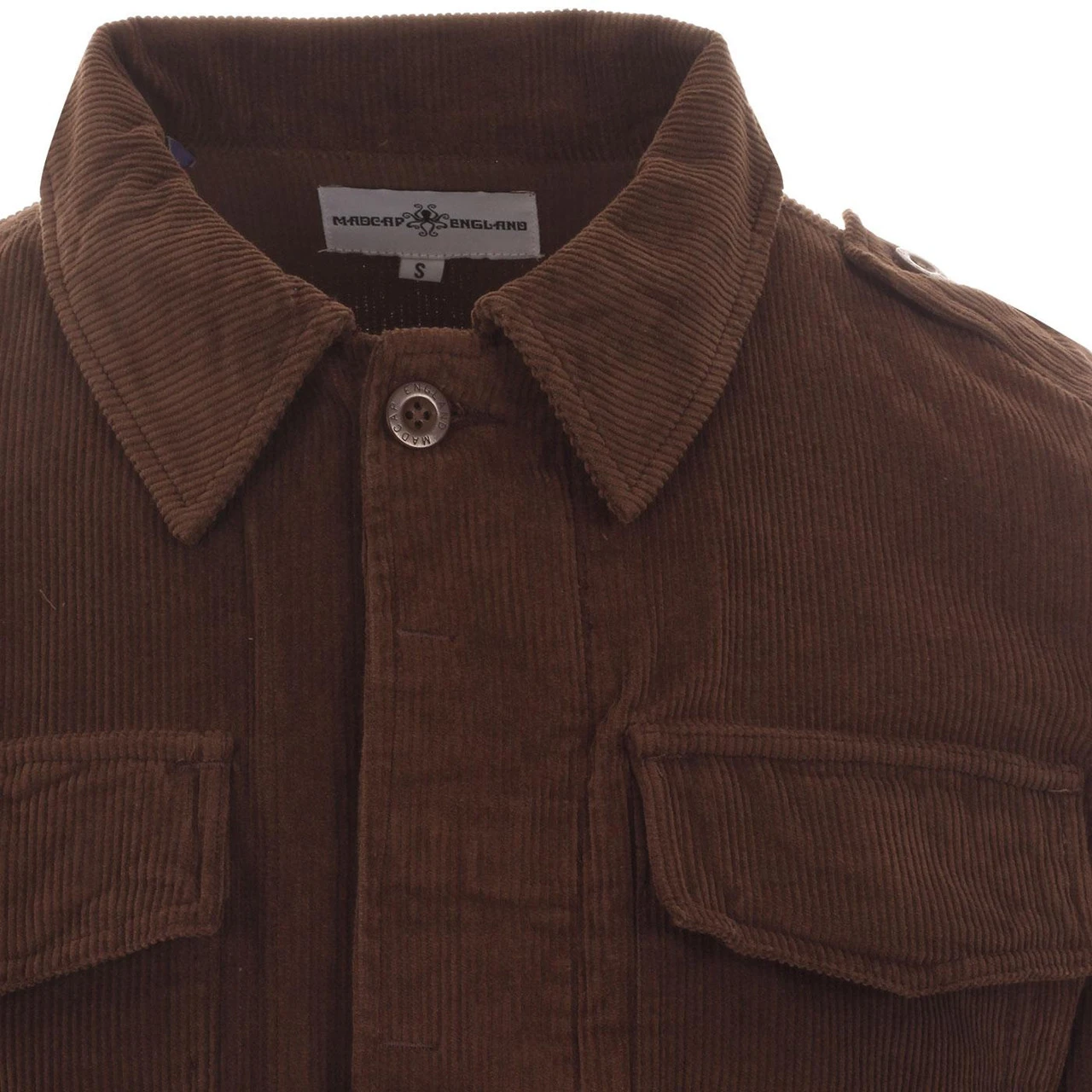 Lennon Mod Cord Shirt Jacket COCOA - Image 8