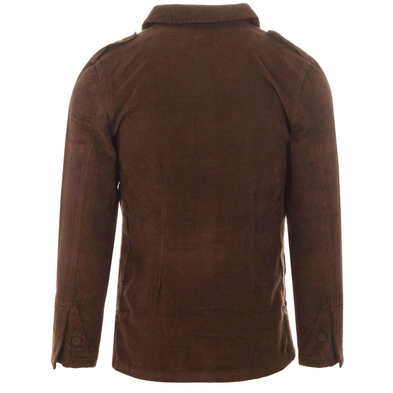 Lennon Mod Cord Shirt Jacket COCOA - Image 15