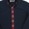 Avory 60s Mandarin Collar Shirt (B)