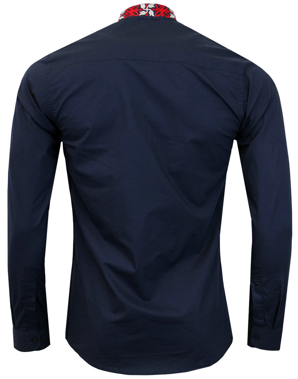 Avory 60s Mandarin Collar Shirt (B) - Image 15