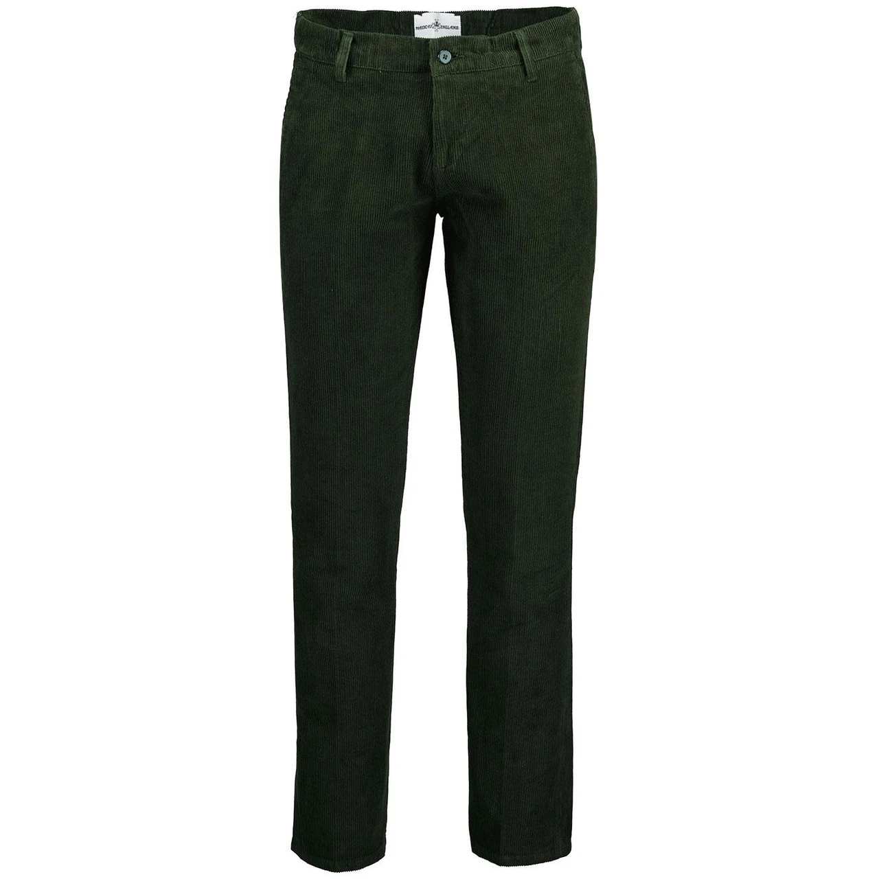 Psycho Mod Slim Cord Trousers Green - Image 15