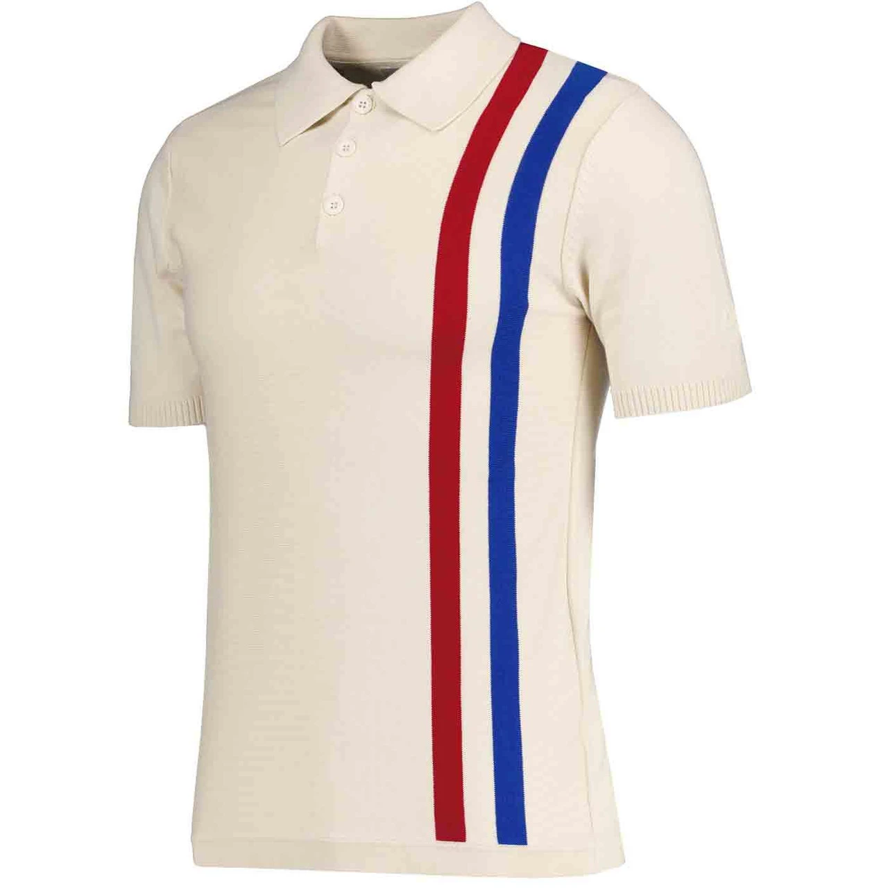 Beck Mod Racing Stripe Knit Polo NB - Image 5