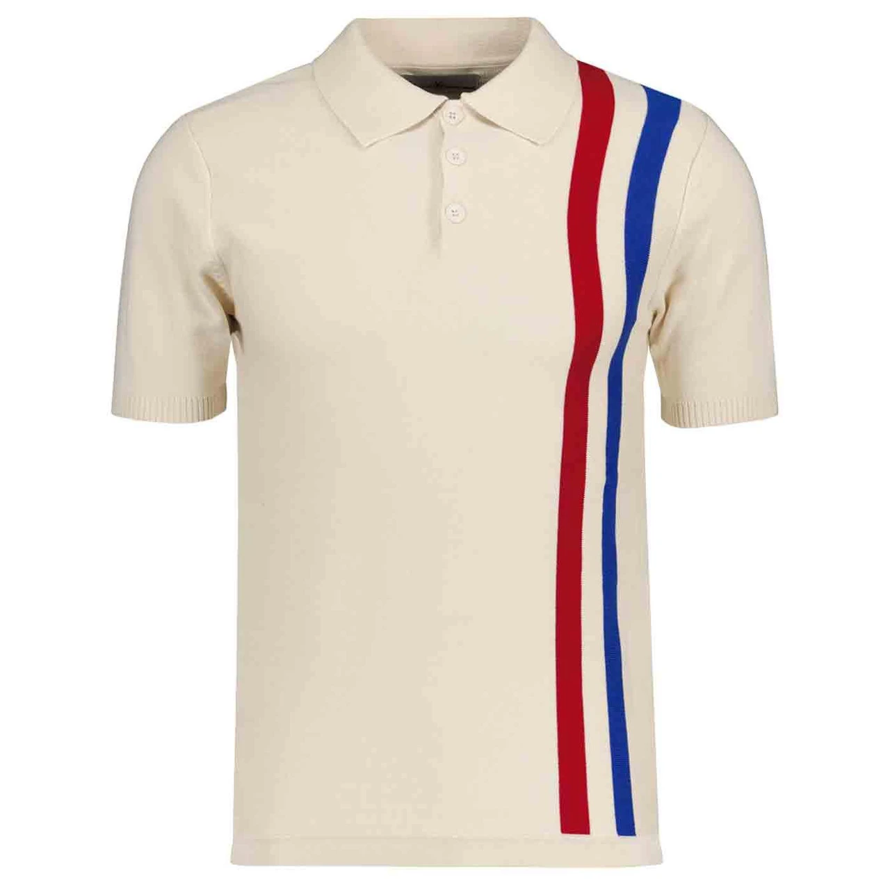Beck Mod Racing Stripe Knit Polo NB - Image 7