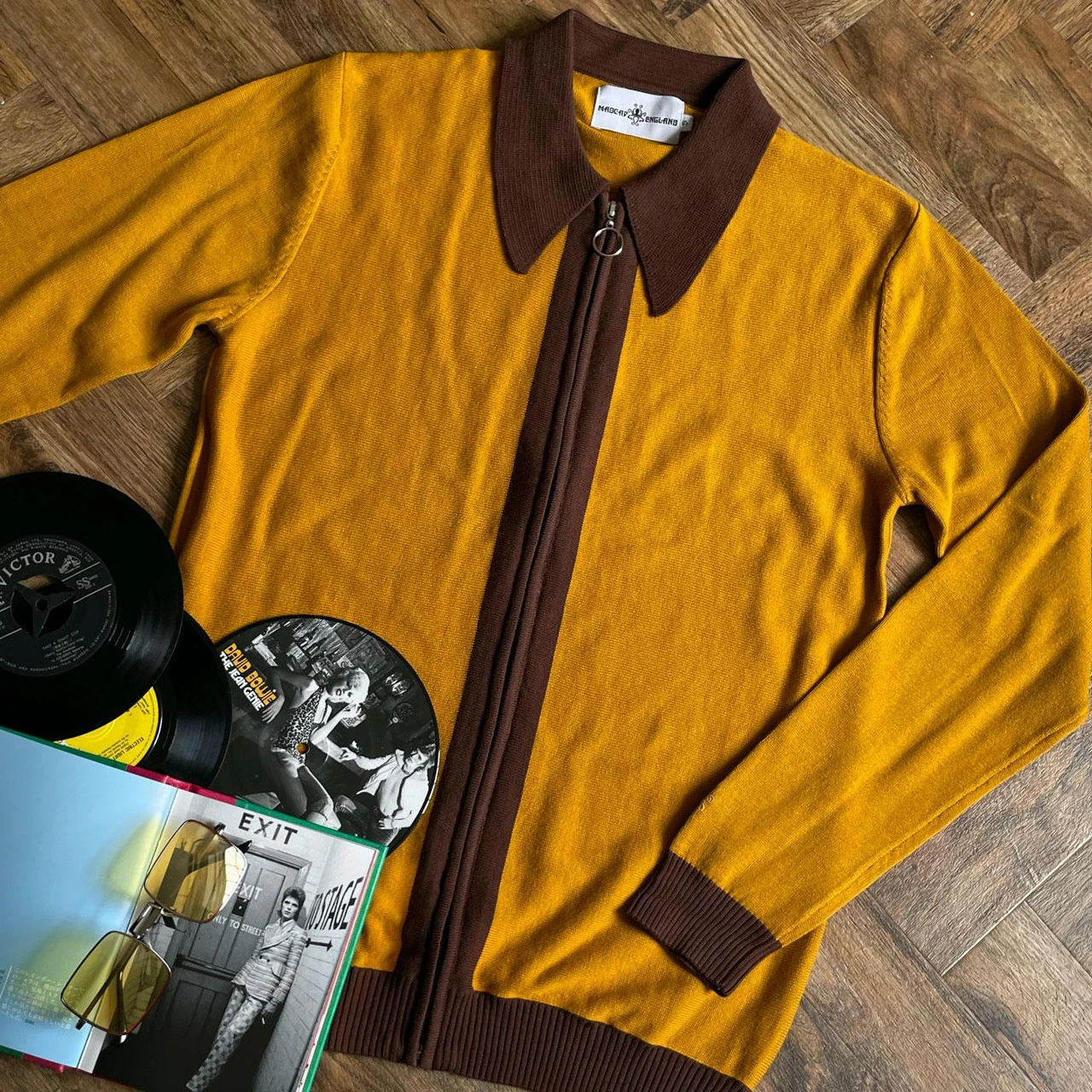 Riva Retro Zip Through Cardigan R - Image 6