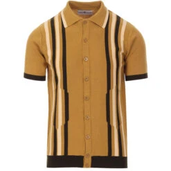 Shockwave Mod Stripe Knit Polo (AB)