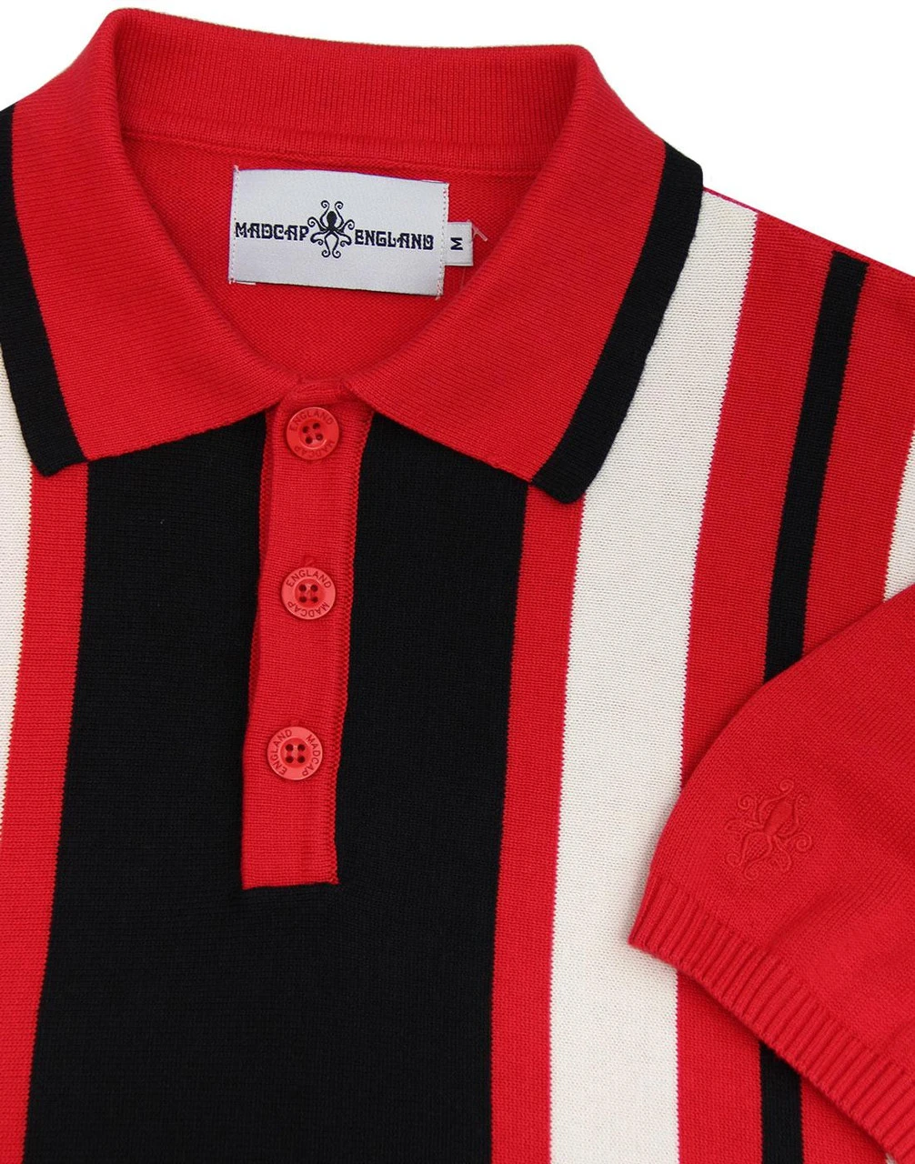 Folklore Mod Stripe Knit Polo (GJ) - Image 6
