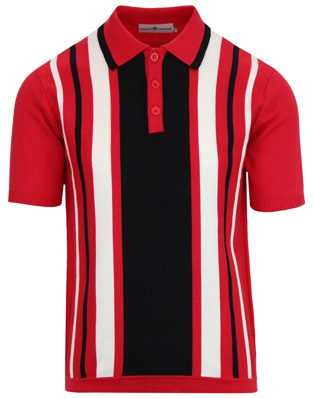 Folklore Mod Stripe Knit Polo (GJ) - Image 8