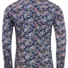 Tabla Paisley 1960s Mod Shirt NAVY