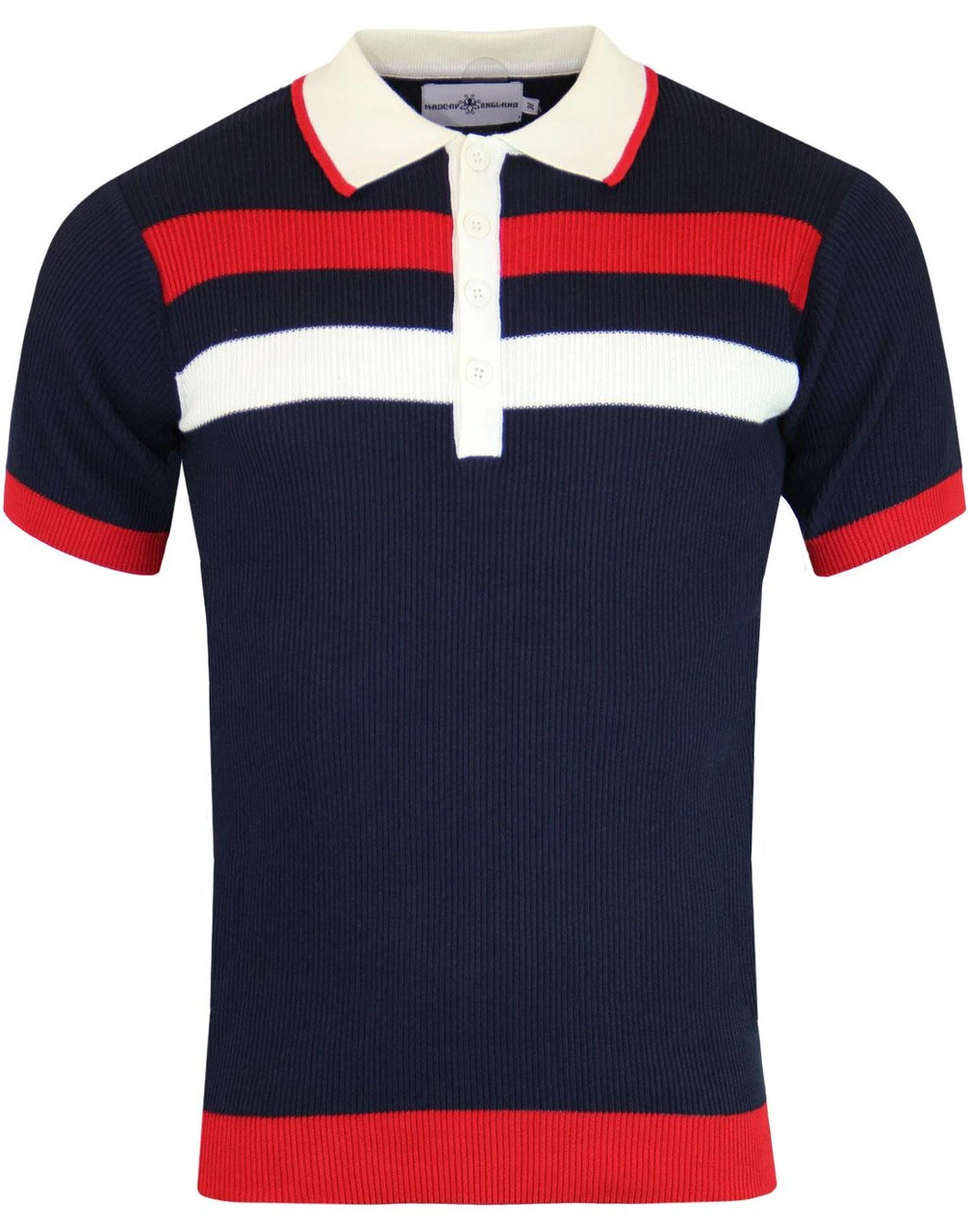 Terry Mod Ribbed Stripe Polo (Z) - Image 10