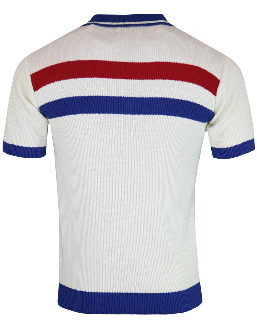 Terry Retro Mod Rib Stripe Polo N - Image 3