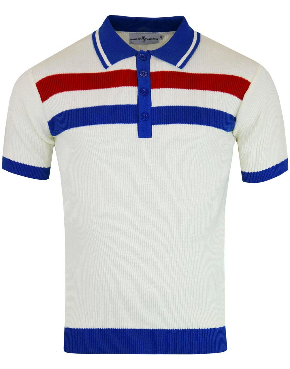 Terry Mod Ribbed Stripe Polo (Z) - Image 2