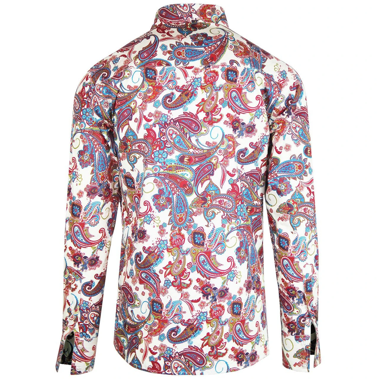 Trip Paisley Retro Mod 60s Shirt - Image 3
