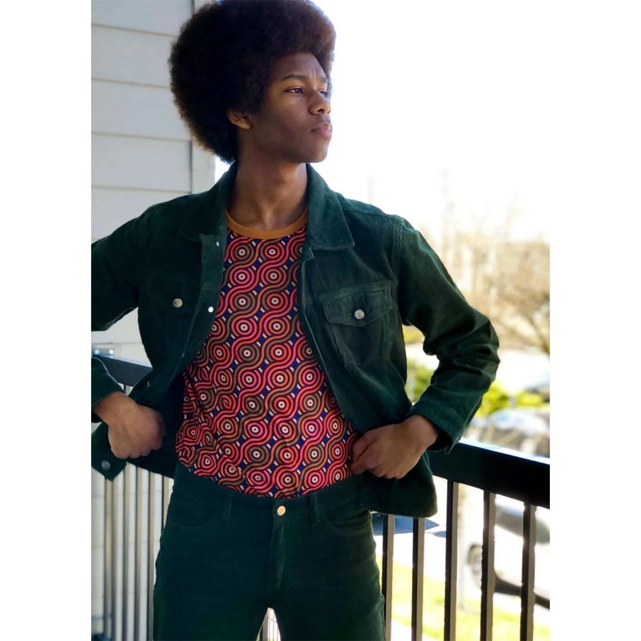 Woburn Mod Cord Western Jacket (IP) - Image 2