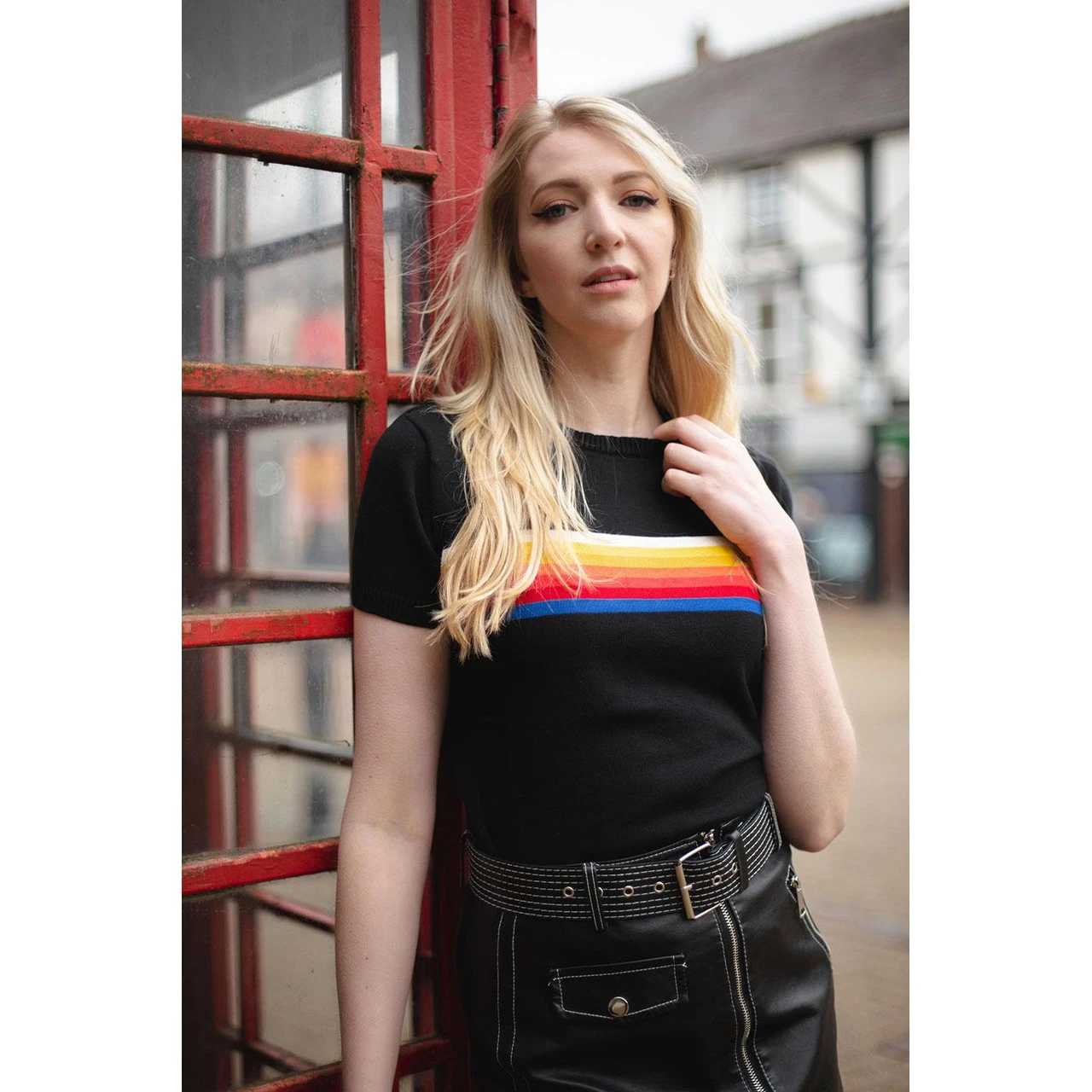 Britpop Women's Retro Rainbow Top - Image 4