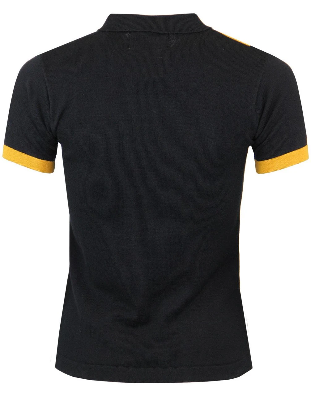 Gloria 60s Mod Zip Neck Stripe Polo - Image 4