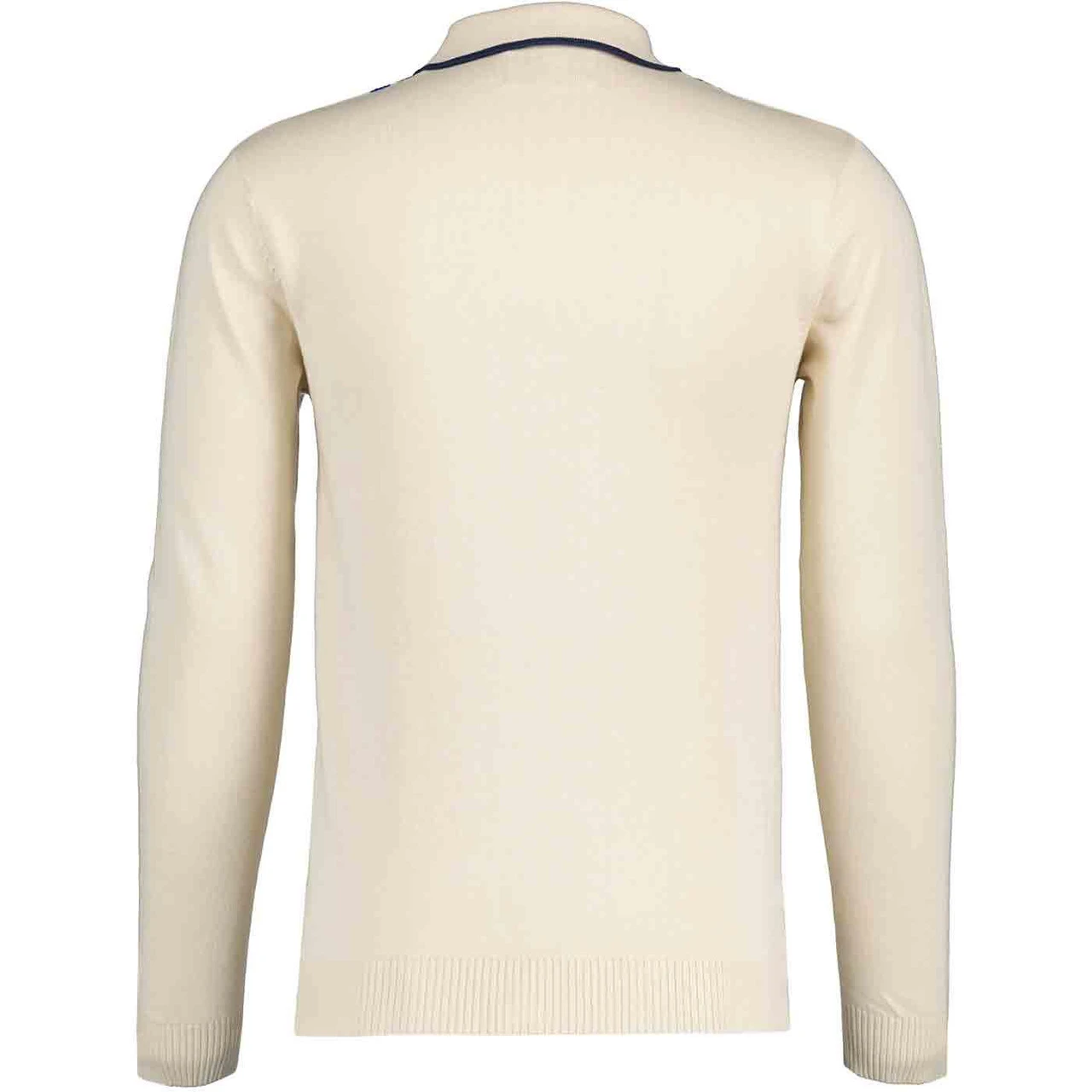 Zodiac Raised Stripe Knit Polo NAVY - Image 6