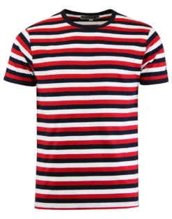 Bande Retro Mod Tri-Stripe T-Shirt