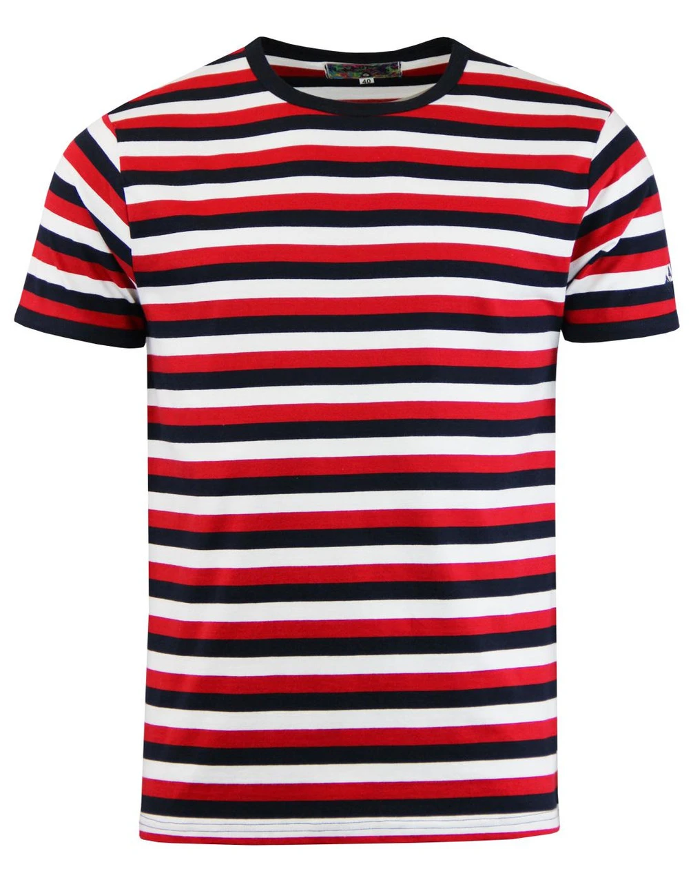 Bande Retro Mod Tri-Stripe T-Shirt
