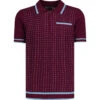 Miles Mod Jacquard Knit Polo (FB)