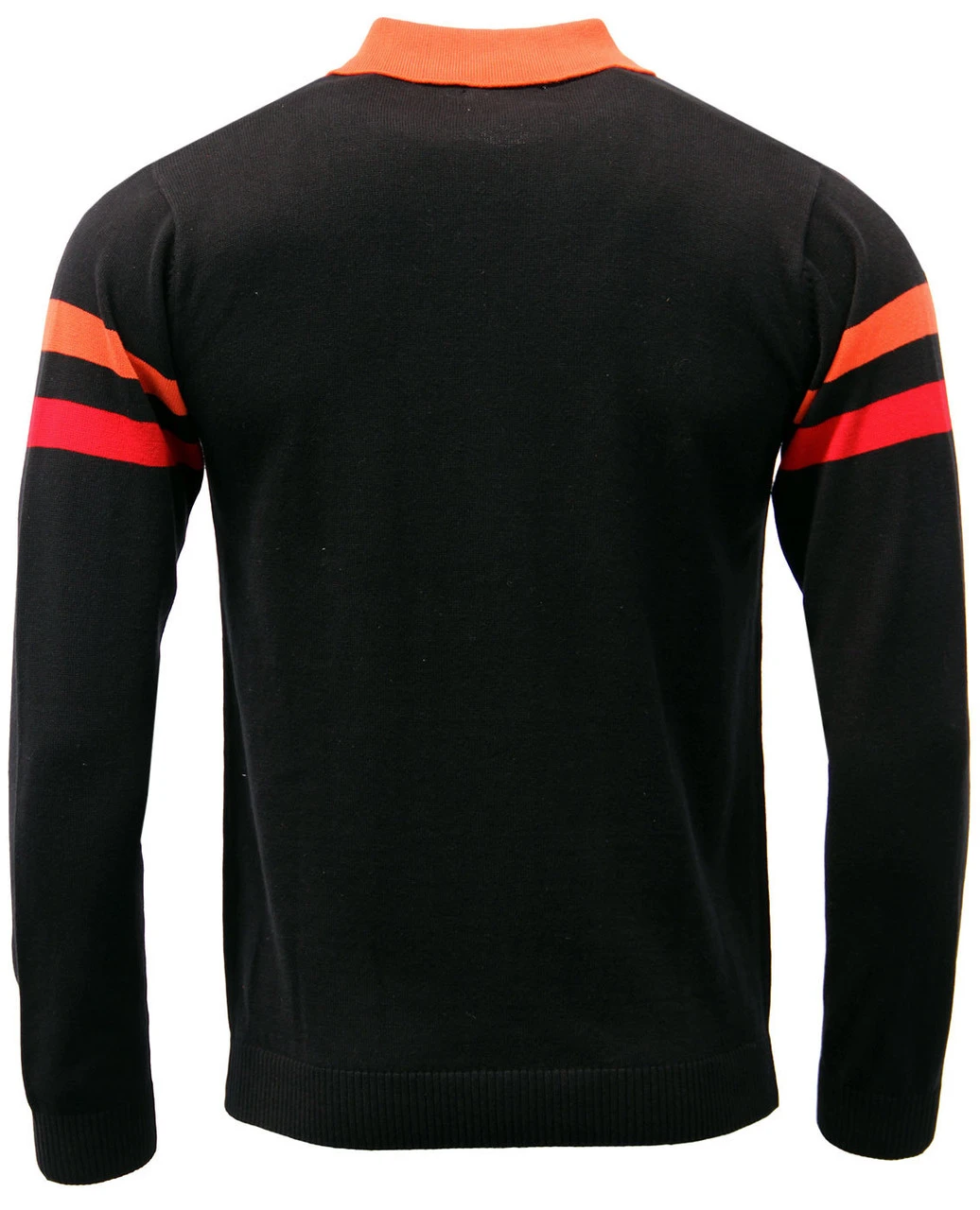 Mavers MADCAP Retro Mod Zip Through Knit Track Top - Image 8