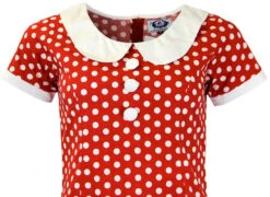 Dollierocker Polka Dot Mod Dress RW