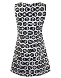 Lazy Daisy Paisley Retro Mod Dress