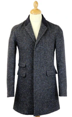 The Regent Mod Donegal Top Coat -Br