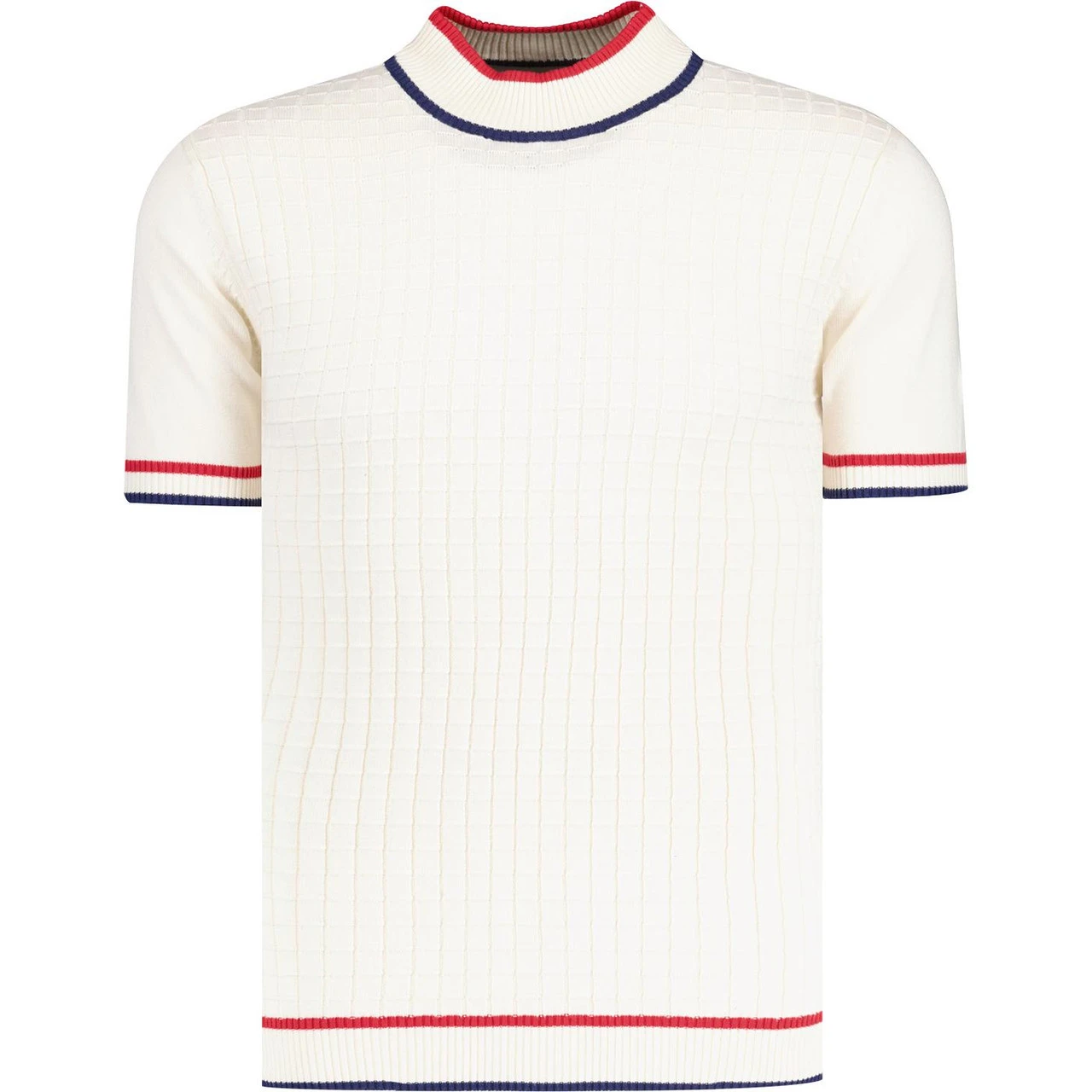 Ripley Grid Jacquard Turtleneck NB - Image 3