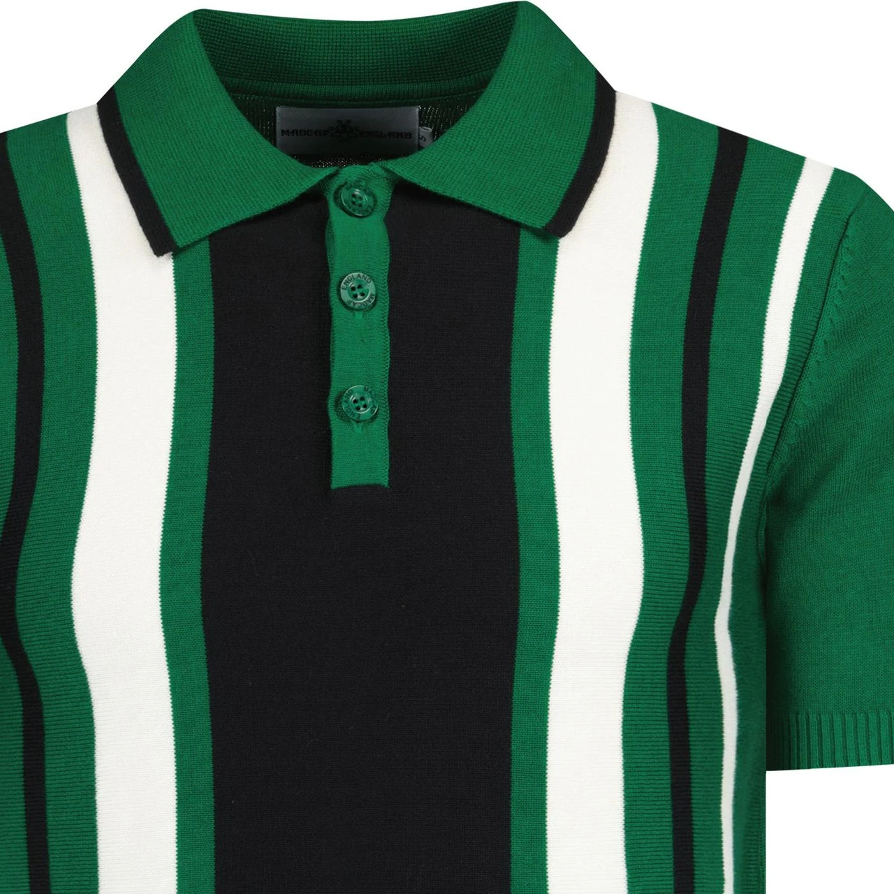 Folklore Mod Stripe Knit Polo (GJ) - Image 2