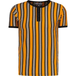 Squire Retro Mod Stripe Grandad Tee